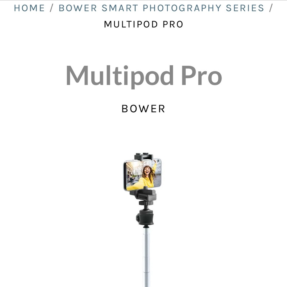 NWT Bower Multi-Pod Pro 6-in-1 Multifunctional Tripod - Picture 3 of 3